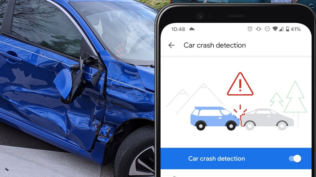 How to enable car crash detection on a Google Pixel